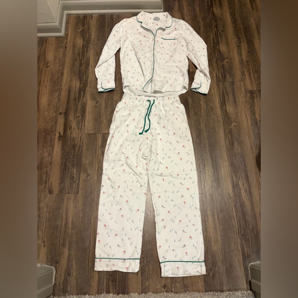 Petite Plume Women's Flannel Pajama Set in Après Ski XS
